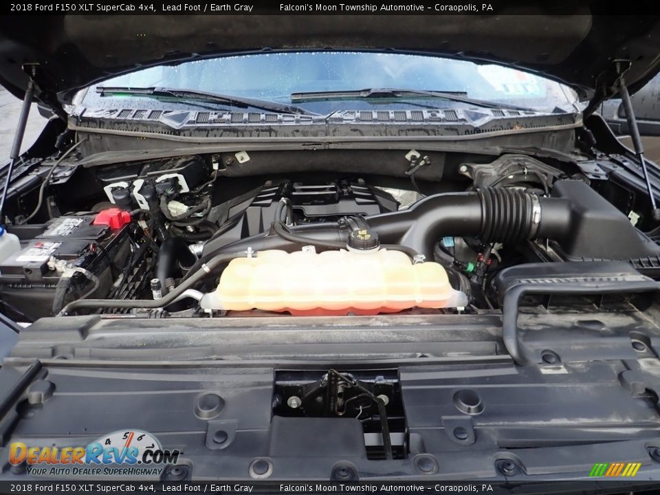 2018 Ford F150 XLT SuperCab 4x4 Lead Foot / Earth Gray Photo #27