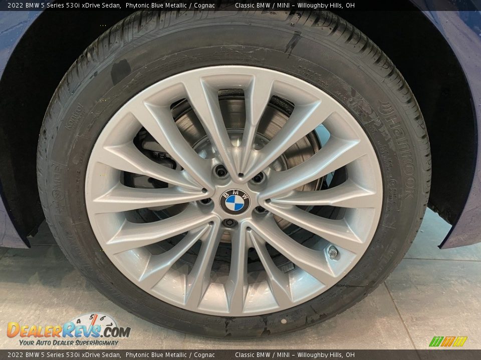 2022 BMW 5 Series 530i xDrive Sedan Phytonic Blue Metallic / Cognac Photo #3