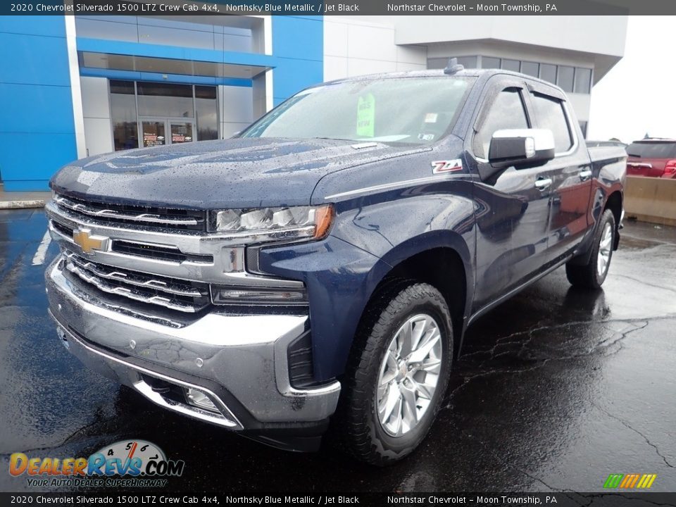 2020 Chevrolet Silverado 1500 LTZ Crew Cab 4x4 Northsky Blue Metallic / Jet Black Photo #2