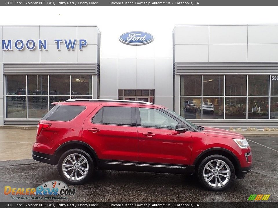 2018 Ford Explorer XLT 4WD Ruby Red / Ebony Black Photo #1