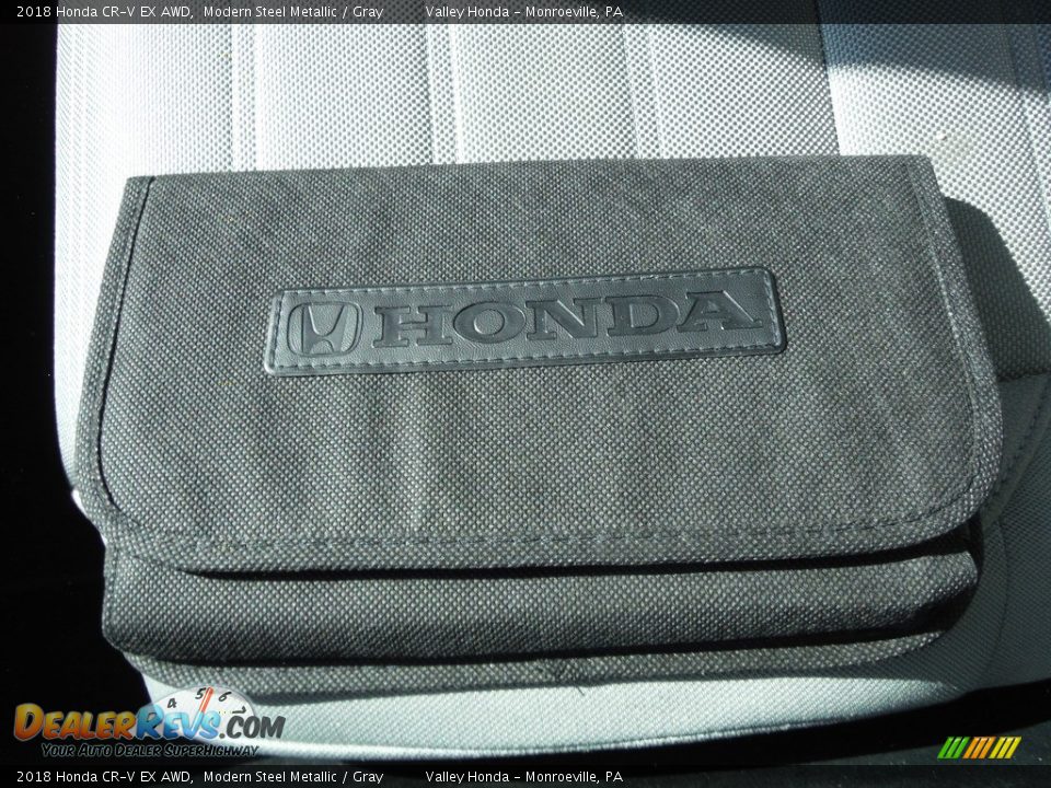 2018 Honda CR-V EX AWD Modern Steel Metallic / Gray Photo #25