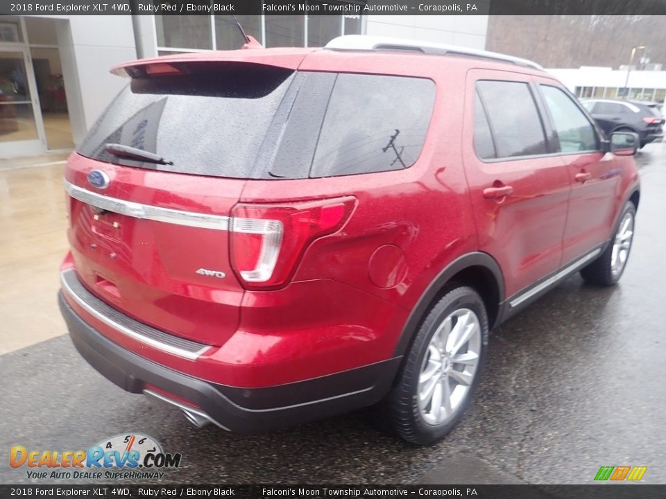 2018 Ford Explorer XLT 4WD Ruby Red / Ebony Black Photo #2