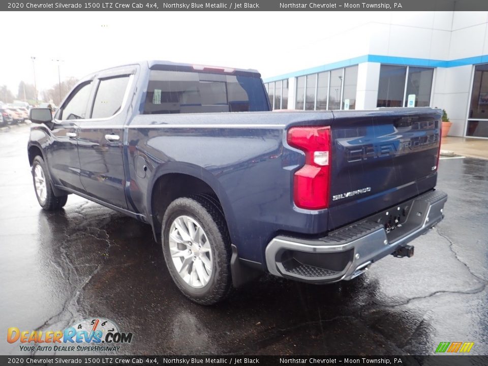 2020 Chevrolet Silverado 1500 LTZ Crew Cab 4x4 Northsky Blue Metallic / Jet Black Photo #4