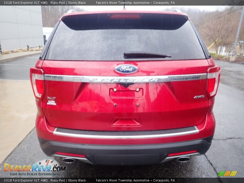 2018 Ford Explorer XLT 4WD Ruby Red / Ebony Black Photo #3