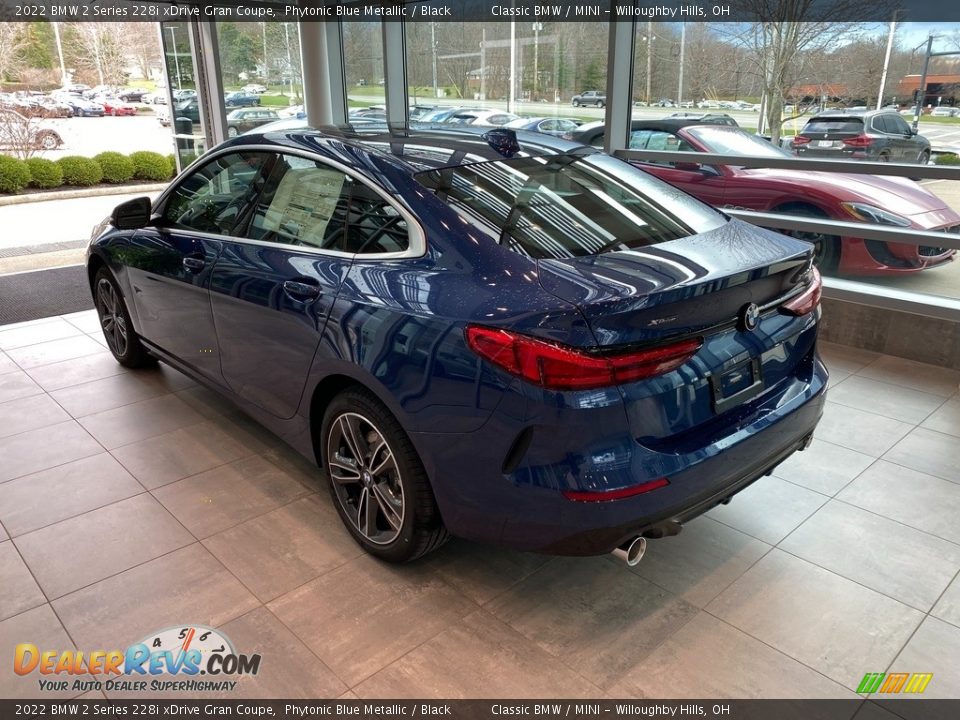 2022 BMW 2 Series 228i xDrive Gran Coupe Phytonic Blue Metallic / Black Photo #2