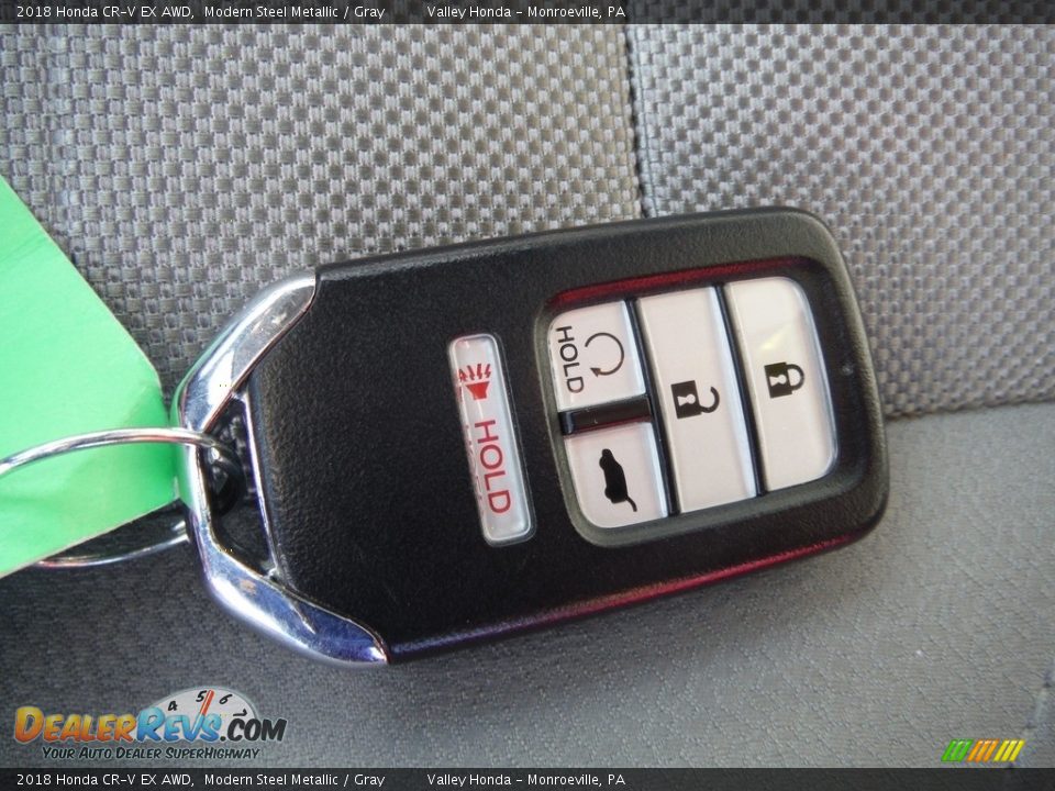 2018 Honda CR-V EX AWD Modern Steel Metallic / Gray Photo #26