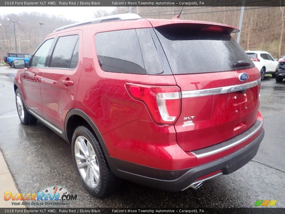 2018 Ford Explorer XLT 4WD Ruby Red / Ebony Black Photo #5