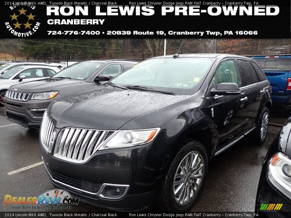 2014 Lincoln MKX AWD Tuxedo Black Metallic / Charcoal Black Photo #1