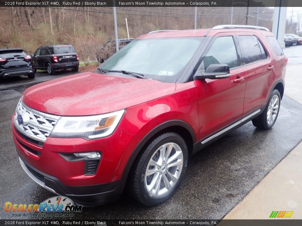 2018 Ford Explorer XLT 4WD Ruby Red / Ebony Black Photo #7