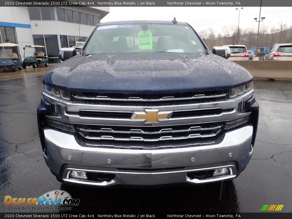 2020 Chevrolet Silverado 1500 LTZ Crew Cab 4x4 Northsky Blue Metallic / Jet Black Photo #12