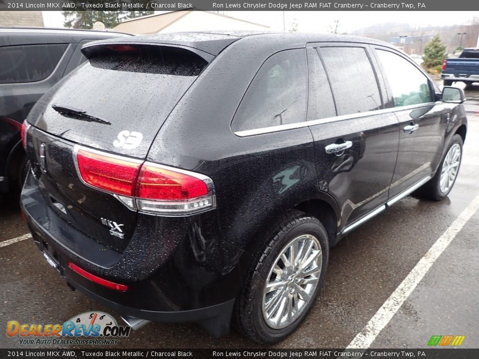 2014 Lincoln MKX AWD Tuxedo Black Metallic / Charcoal Black Photo #4