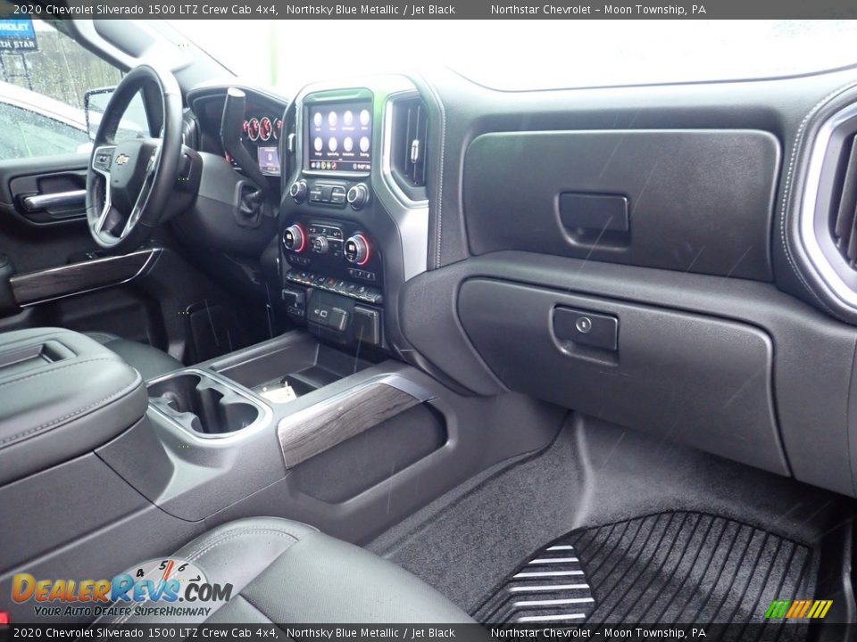 2020 Chevrolet Silverado 1500 LTZ Crew Cab 4x4 Northsky Blue Metallic / Jet Black Photo #15