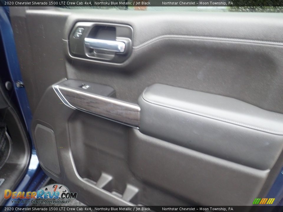 2020 Chevrolet Silverado 1500 LTZ Crew Cab 4x4 Northsky Blue Metallic / Jet Black Photo #17