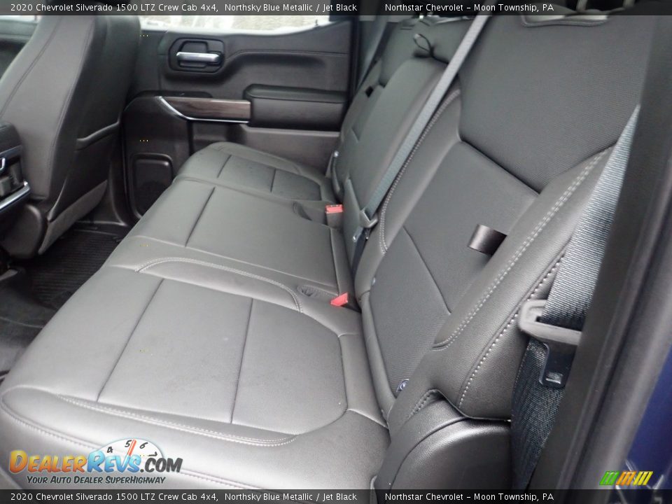 2020 Chevrolet Silverado 1500 LTZ Crew Cab 4x4 Northsky Blue Metallic / Jet Black Photo #21