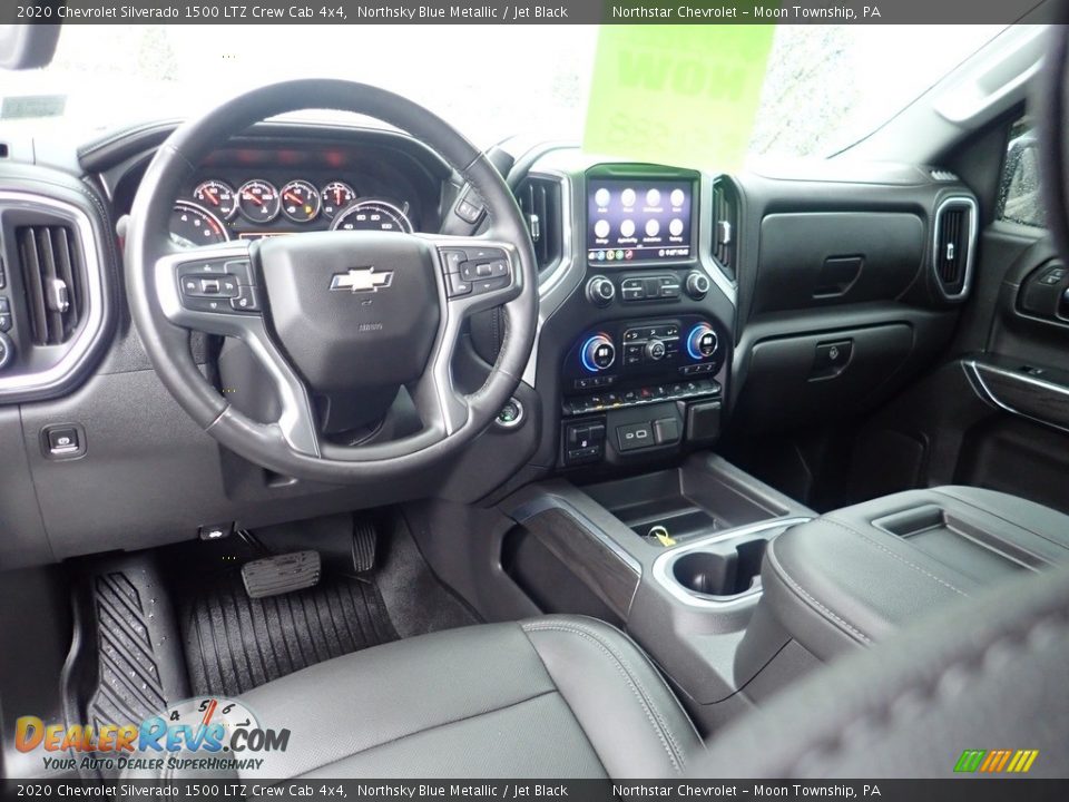 2020 Chevrolet Silverado 1500 LTZ Crew Cab 4x4 Northsky Blue Metallic / Jet Black Photo #22