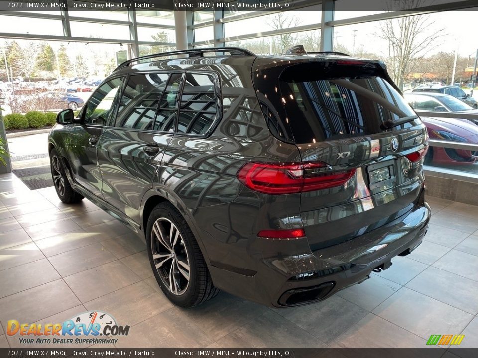 2022 BMW X7 M50i Dravit Gray Metallic / Tartufo Photo #2