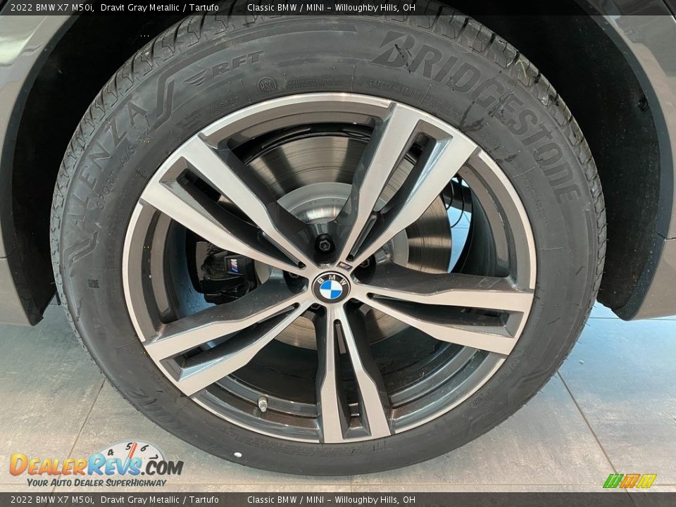 2022 BMW X7 M50i Dravit Gray Metallic / Tartufo Photo #3