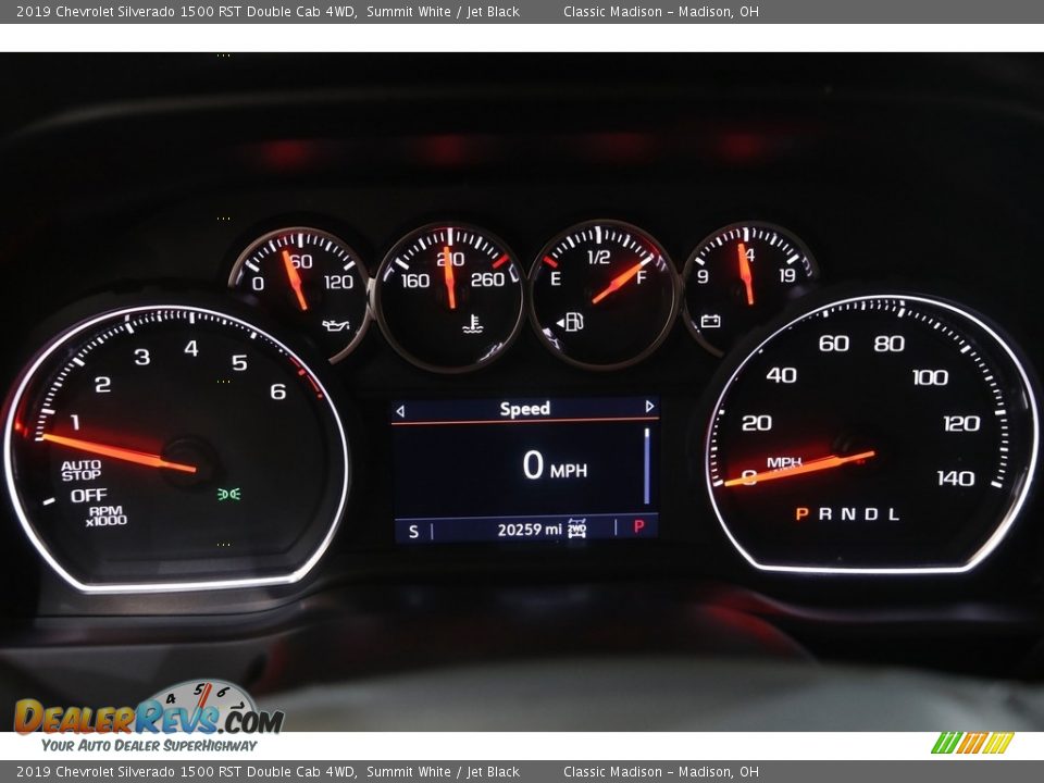 2019 Chevrolet Silverado 1500 RST Double Cab 4WD Summit White / Jet Black Photo #9