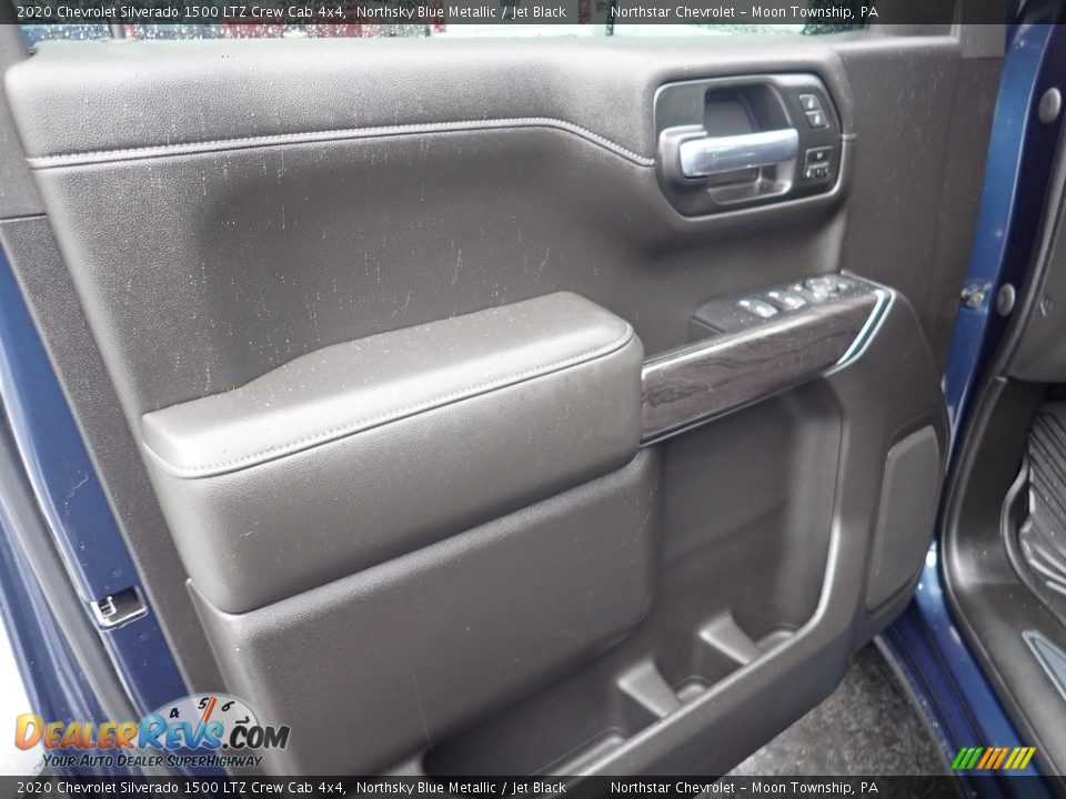 2020 Chevrolet Silverado 1500 LTZ Crew Cab 4x4 Northsky Blue Metallic / Jet Black Photo #25