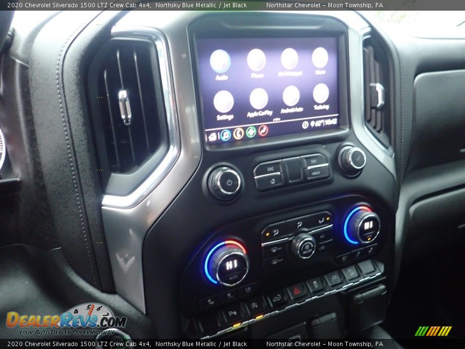 2020 Chevrolet Silverado 1500 LTZ Crew Cab 4x4 Northsky Blue Metallic / Jet Black Photo #27