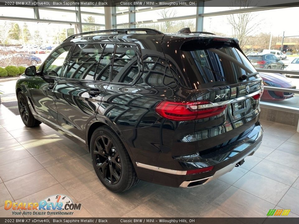 2022 BMW X7 xDrive40i Black Sapphire Metallic / Black Photo #2