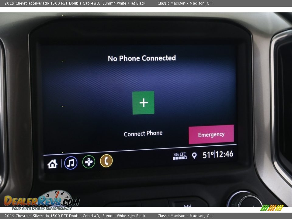 2019 Chevrolet Silverado 1500 RST Double Cab 4WD Summit White / Jet Black Photo #12