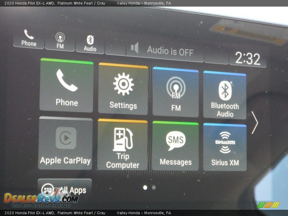 2020 Honda Pilot EX-L AWD Platinum White Pearl / Gray Photo #17