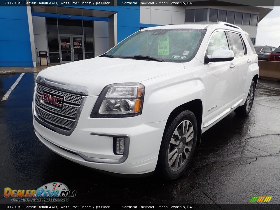 2017 GMC Terrain Denali AWD White Frost Tricoat / Jet Black Photo #2