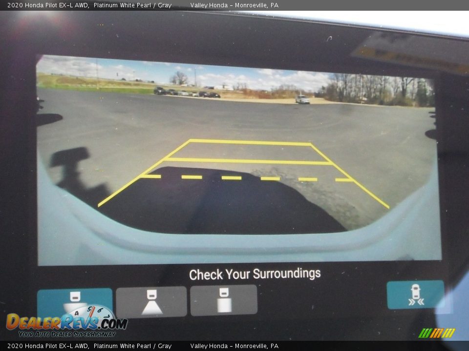2020 Honda Pilot EX-L AWD Platinum White Pearl / Gray Photo #19