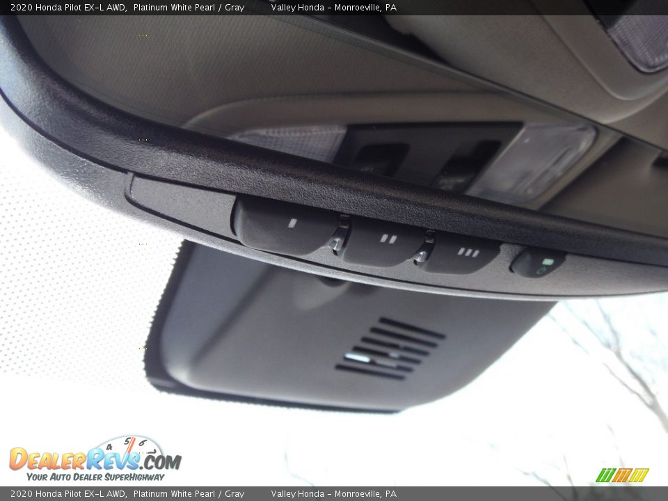 2020 Honda Pilot EX-L AWD Platinum White Pearl / Gray Photo #20
