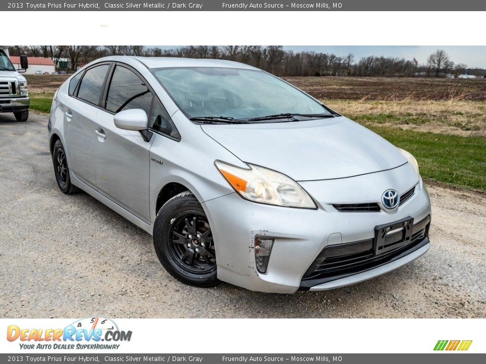 2013 Toyota Prius Four Hybrid Classic Silver Metallic / Dark Gray Photo #1