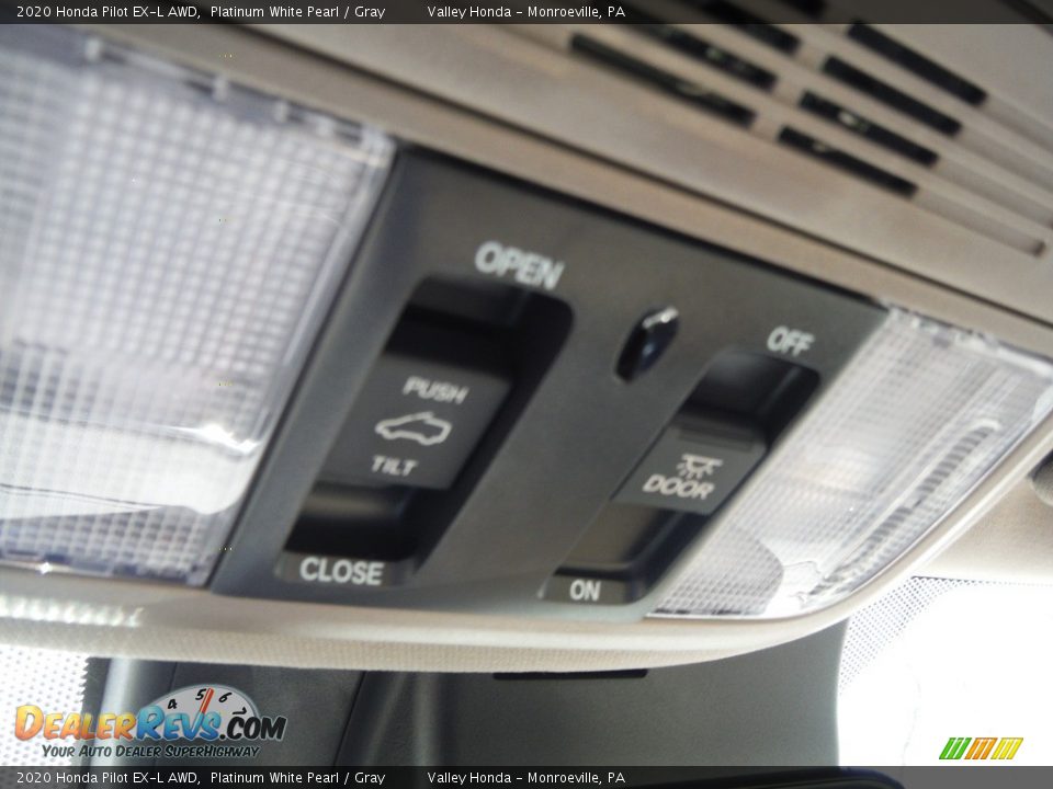 2020 Honda Pilot EX-L AWD Platinum White Pearl / Gray Photo #21