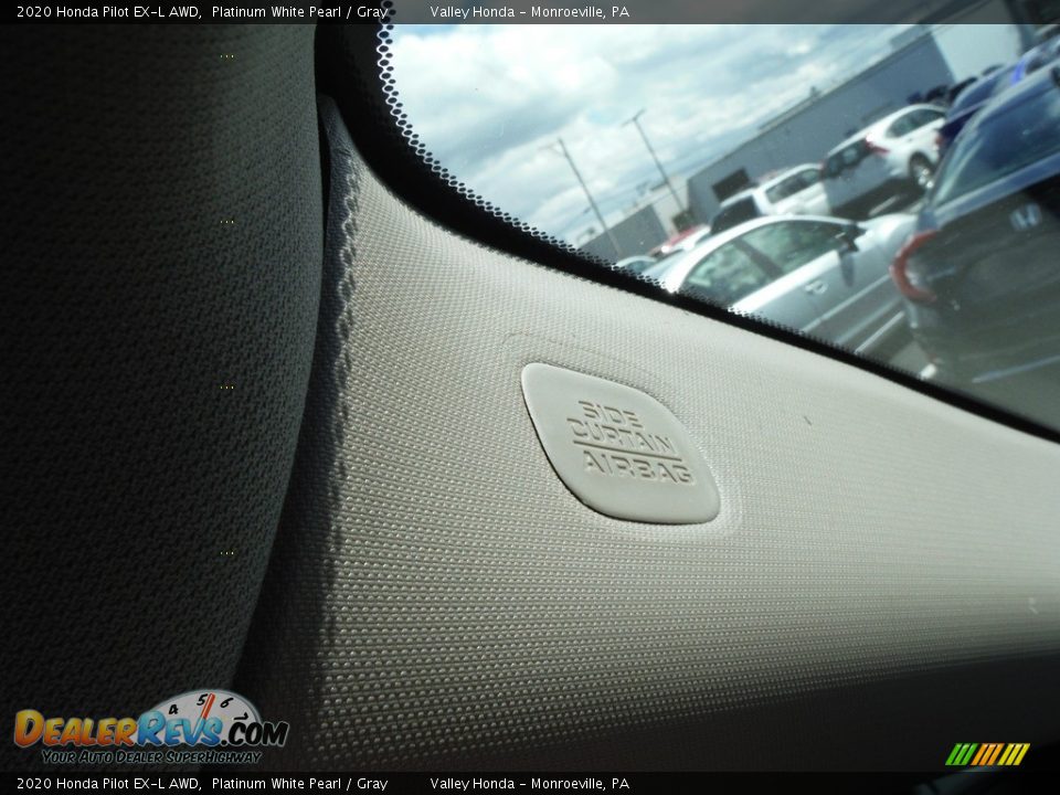 2020 Honda Pilot EX-L AWD Platinum White Pearl / Gray Photo #22