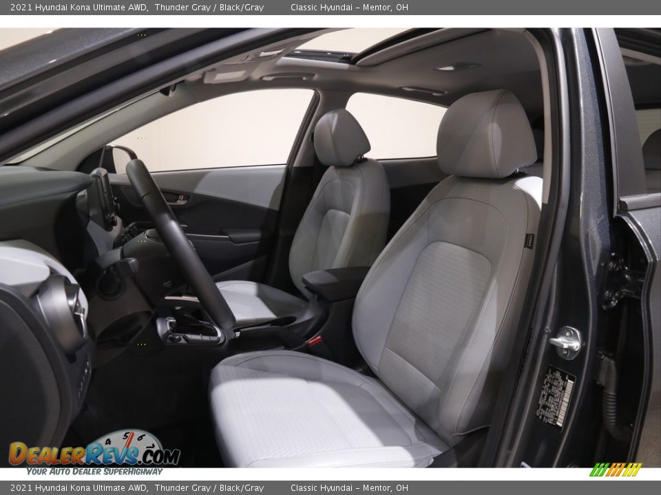 Front Seat of 2021 Hyundai Kona Ultimate AWD Photo #5