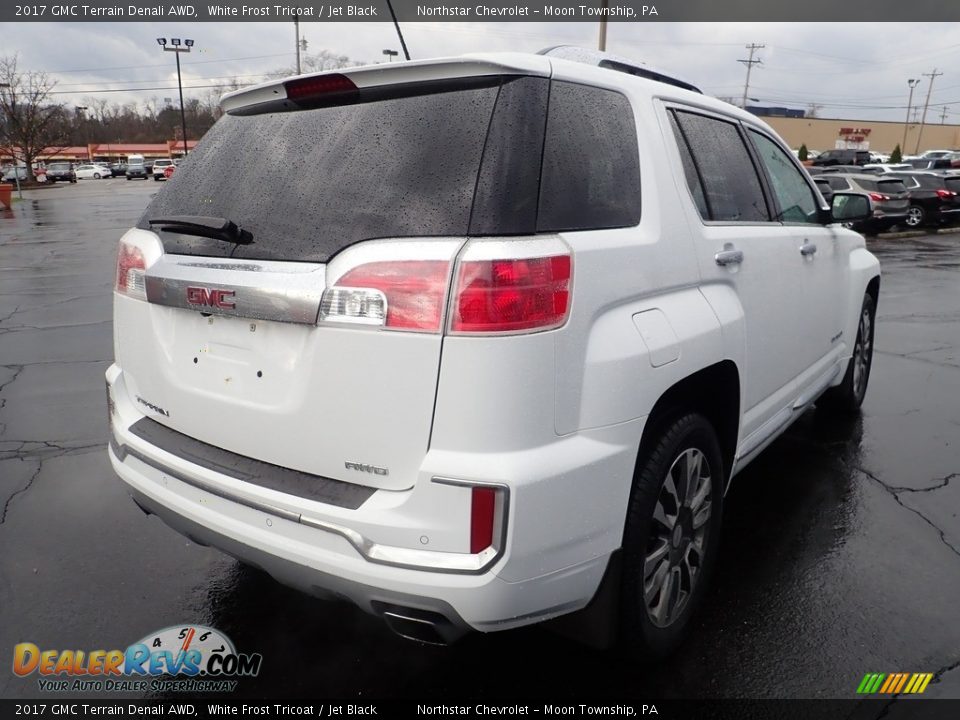 2017 GMC Terrain Denali AWD White Frost Tricoat / Jet Black Photo #8