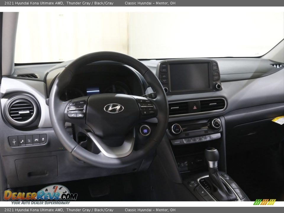Dashboard of 2021 Hyundai Kona Ultimate AWD Photo #6