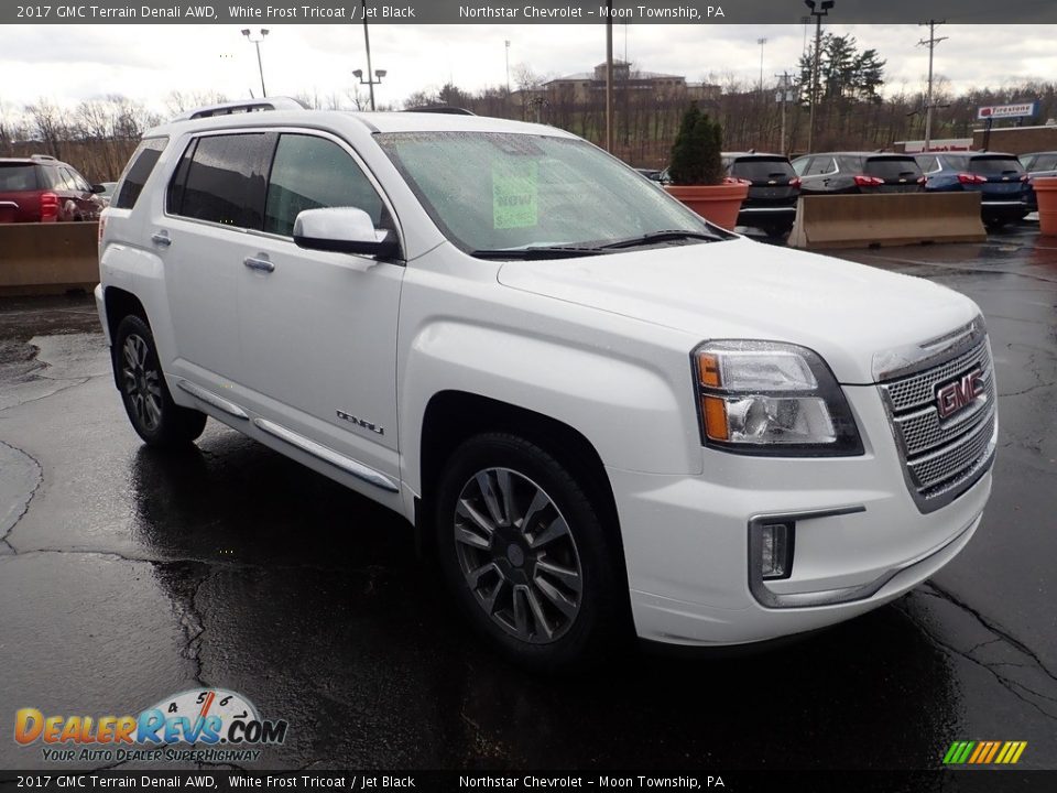 2017 GMC Terrain Denali AWD White Frost Tricoat / Jet Black Photo #11