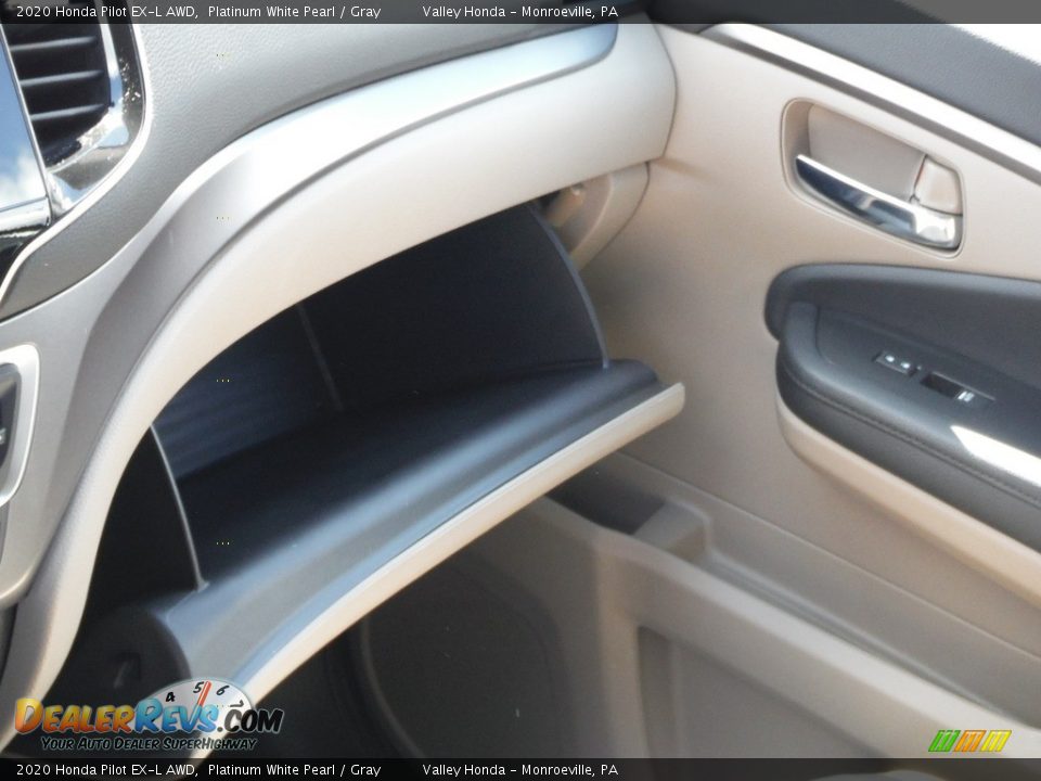 2020 Honda Pilot EX-L AWD Platinum White Pearl / Gray Photo #27