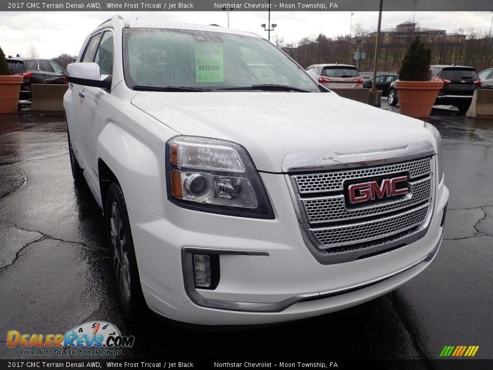 2017 GMC Terrain Denali AWD White Frost Tricoat / Jet Black Photo #12