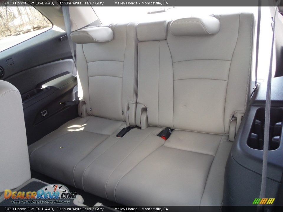 2020 Honda Pilot EX-L AWD Platinum White Pearl / Gray Photo #29