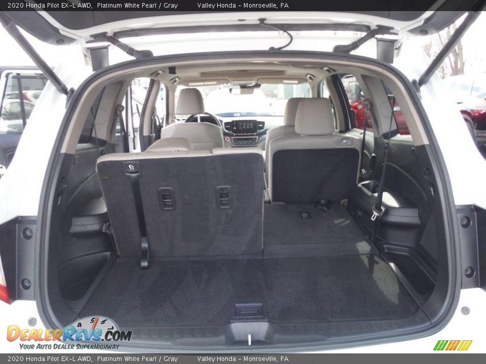 2020 Honda Pilot EX-L AWD Platinum White Pearl / Gray Photo #30