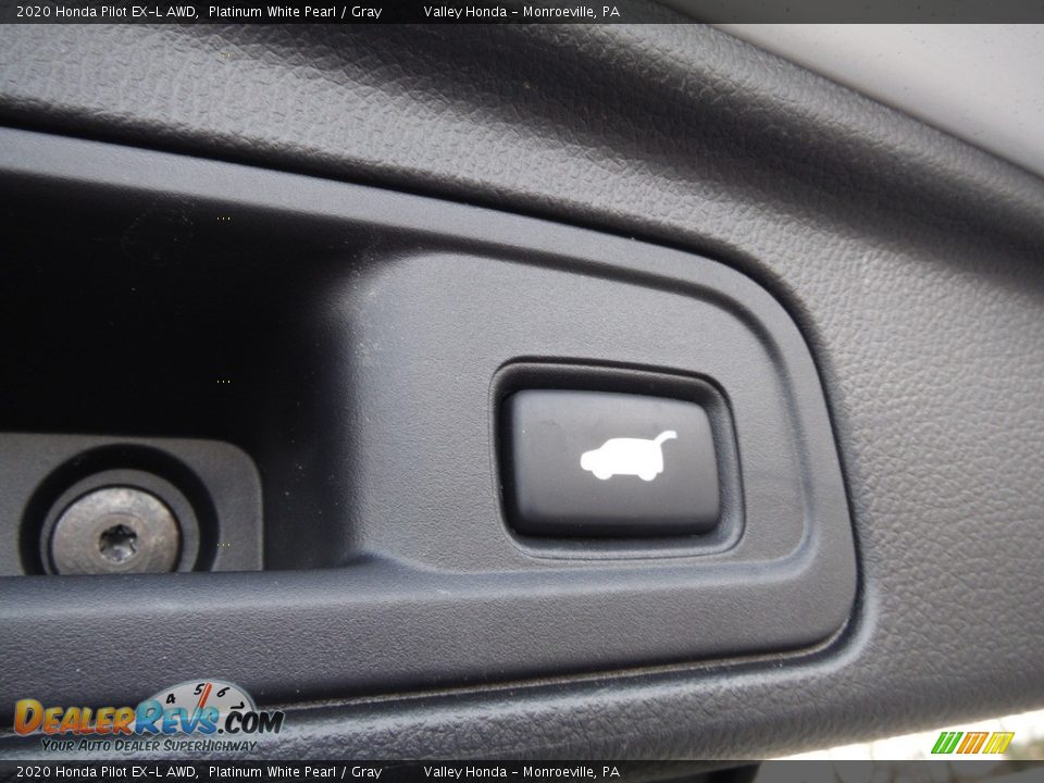 2020 Honda Pilot EX-L AWD Platinum White Pearl / Gray Photo #31