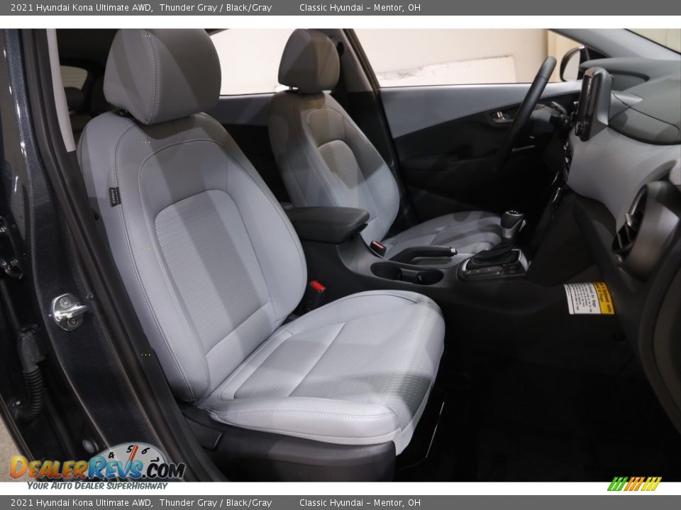 Front Seat of 2021 Hyundai Kona Ultimate AWD Photo #15