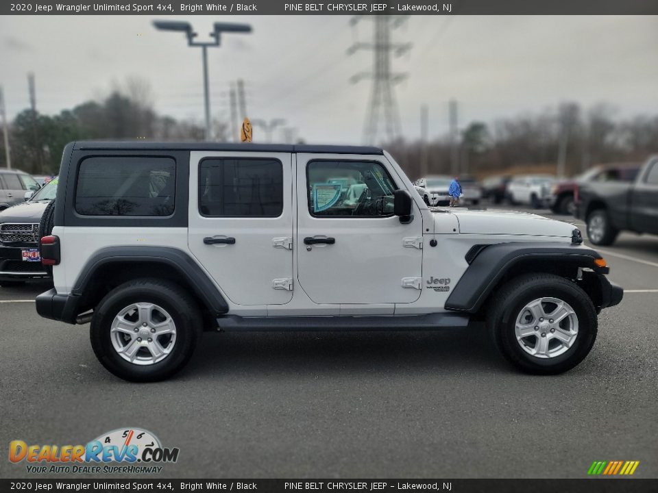 2020 Jeep Wrangler Unlimited Sport 4x4 Bright White / Black Photo #19