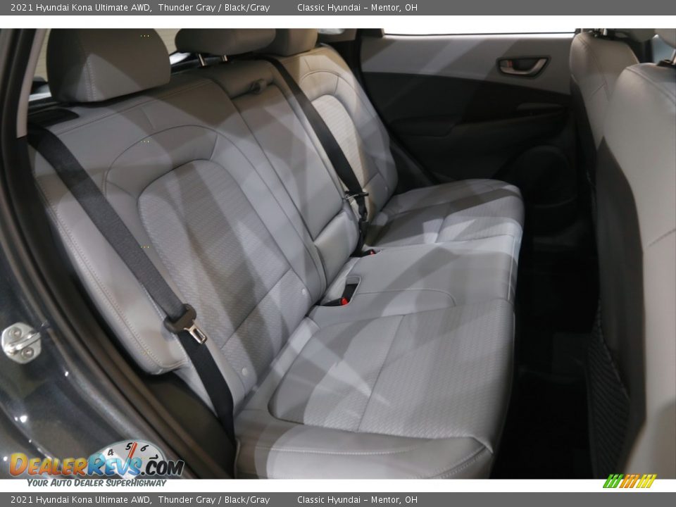 Rear Seat of 2021 Hyundai Kona Ultimate AWD Photo #16