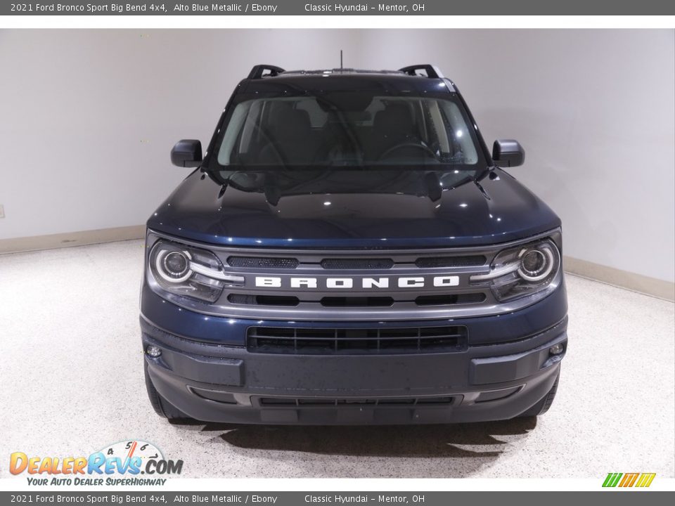2021 Ford Bronco Sport Big Bend 4x4 Alto Blue Metallic / Ebony Photo #2
