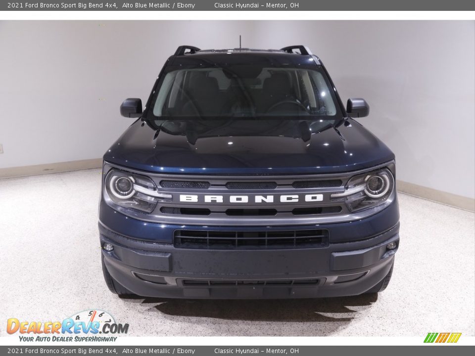 2021 Ford Bronco Sport Big Bend 4x4 Alto Blue Metallic / Ebony Photo #2