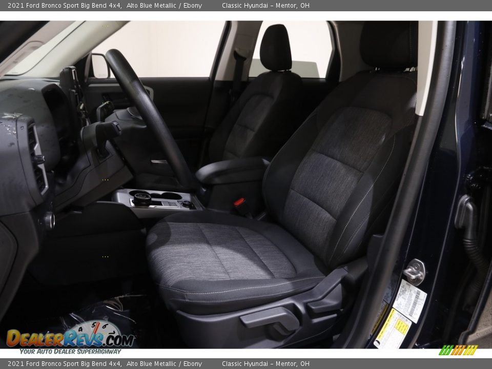 2021 Ford Bronco Sport Big Bend 4x4 Alto Blue Metallic / Ebony Photo #5