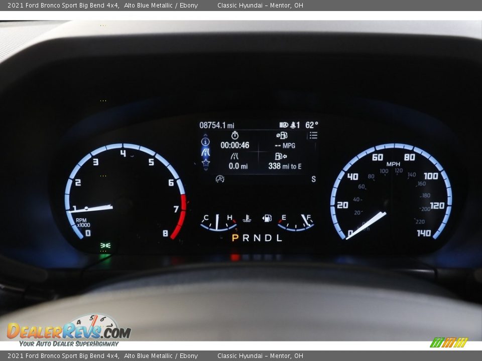 2021 Ford Bronco Sport Big Bend 4x4 Gauges Photo #8