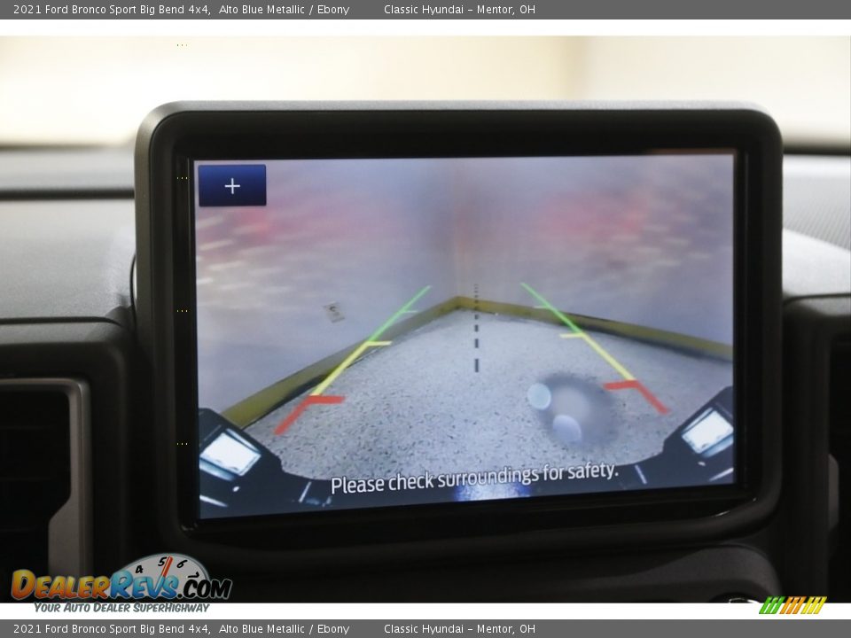 2021 Ford Bronco Sport Big Bend 4x4 Alto Blue Metallic / Ebony Photo #12